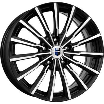КиК Акцент (КС562) 7, 0x17 5/112 ET45 d-66, 6 алмаз черный (Арт.34580)