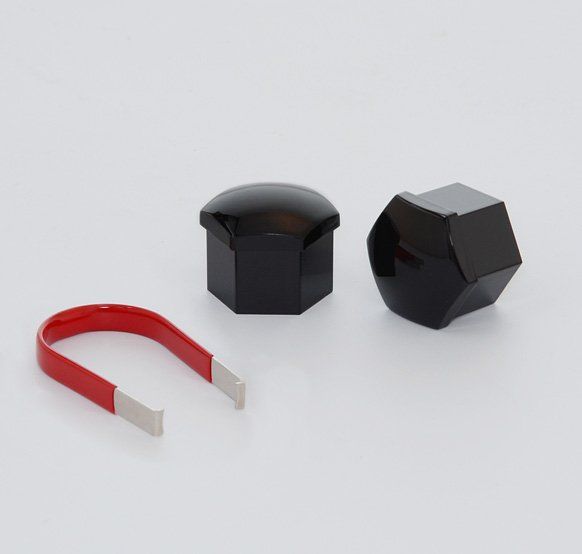 Комплект пластиковых колпачков  hex19,  blister 20+1 BLACK JN-9766