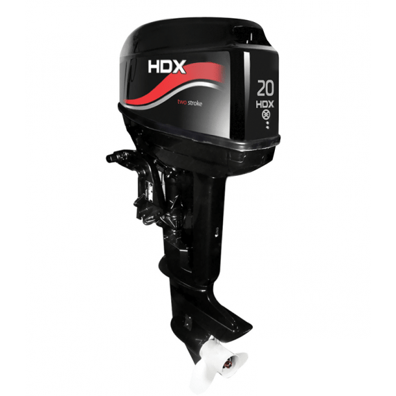 Мотор лодочный HDX T 20 FWS (Дистанция,  Электрический запуск,  Карбюратор)