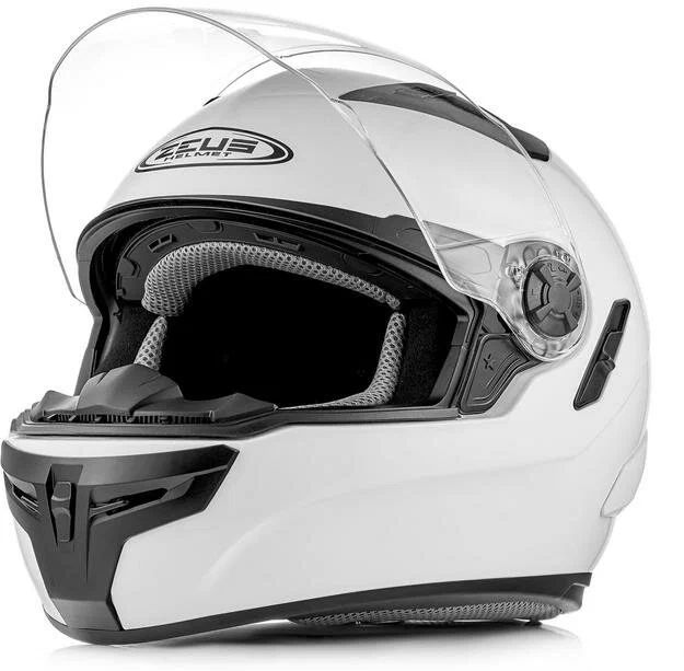 Шлем интеграл ZEUS ZS-813A , белый глянец XS