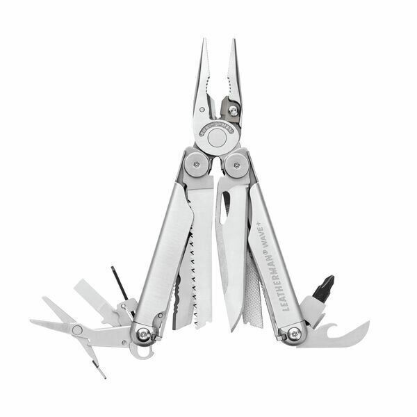 Мультитул LEATHERMAN Wave Plus Stainless 18 инстр.,  7, 4/10 см,  чехол нейлон,  box