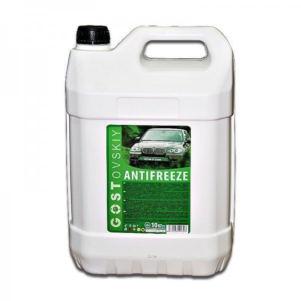 Антифриз ГОСТОВСКИЙ 10кг. зелёный