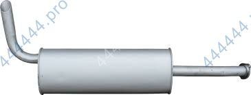 Глушитель ГАЗ-3302 (Евро-4) дв. Cummins стандарт (выход в бок) ботровая 3302-1201008-40 