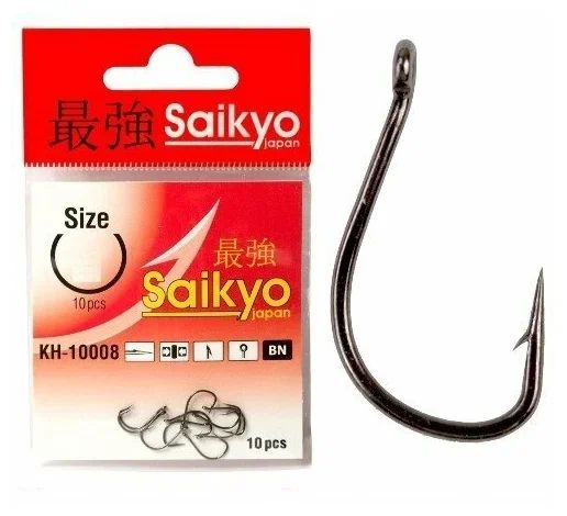 Крючки Saikyo KH-10008 idumezina BN №2  /уп.10шт/