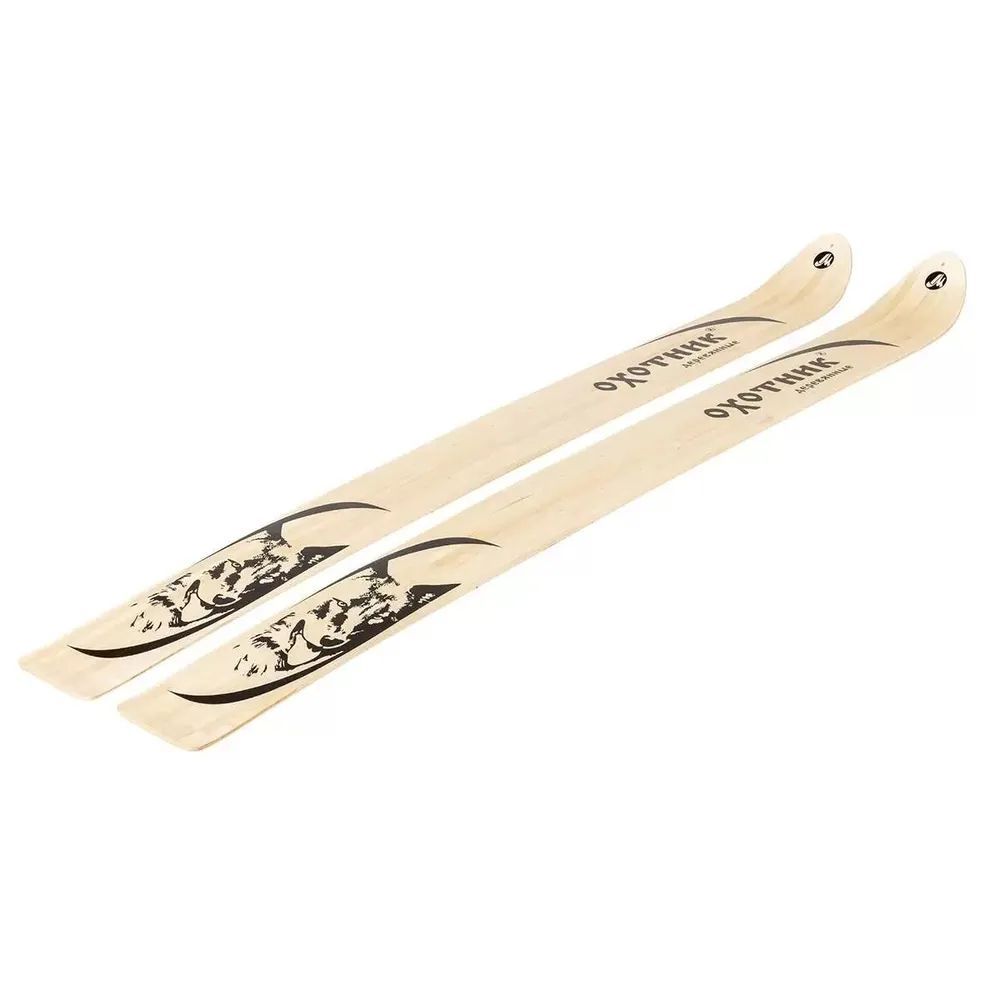 Лыжи дерево "ОХОТНИК" 170/15 см с камусом узкий