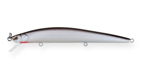 Воблер Минноу Strike Pro Koffana 175F,  175 мм,  27, 4 гр,  Загл. 0, 5м.-1, 5м.,  Плавающий,  цвет: A010-EP Black Back Silver,  (EG-145B-F#A010T-EP)