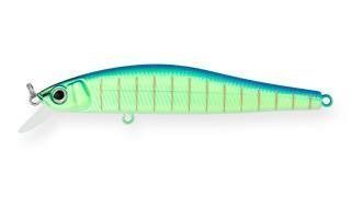 Воблер Минноу Strike Pro Jumper 110SP,  110 мм,  16, 3 гр,  Загл. 1, 0м.-2, 0м.,  Нейтральный,  цвет: 597S Blue Mat Tiger,  (EG-192C-SP#597S)