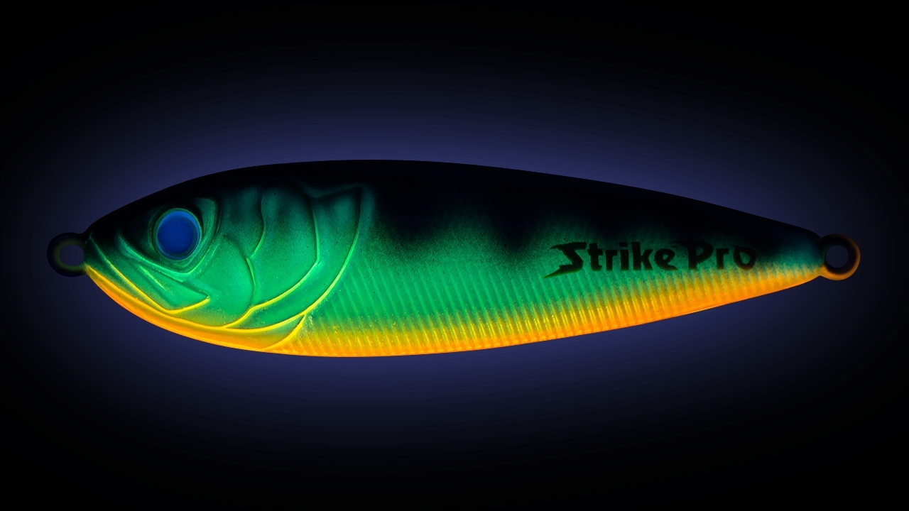 Блесна колеблющаяся Strike Pro Killer Profy 75S,  75 мм,  11 гр,  Одинарный-незацепляйка,  цвет: A45E/A45E,  (PST-02S#A45E/A45E)