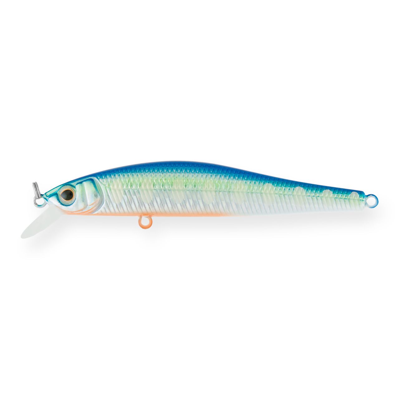 Воблер Минноу Strike Pro Jumper 90SP,  90 мм,  10 гр,  Загл. 0, 8м.-1, 5м.,  Нейтральный,  цвет: A150-713 UV Blue Silver OB,  (EG-192B-SP#A150-713)