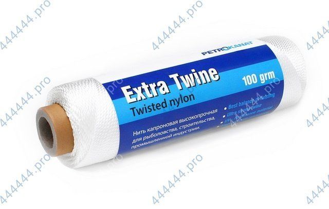Нить капроновая Extra 100г 210 den/33 (1, 40мм) белая