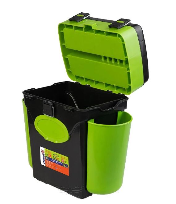 Ящик зимний "FishBox" (10л) зеленый Helios