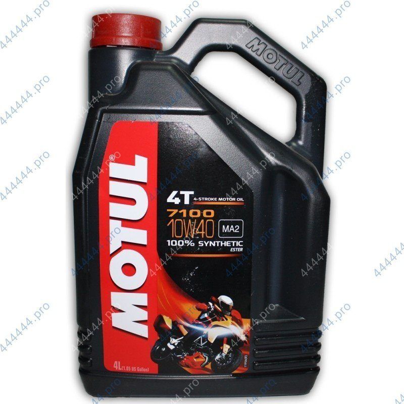 MOTUL 7100 10W40 4T 4L моторное масло синтетическое 101371/104092/112875 /Мотоотдел/