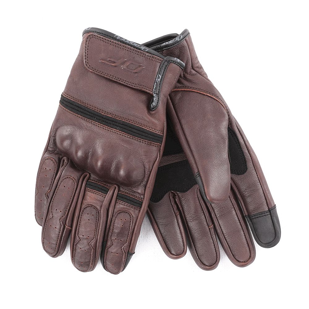 Перчатки DF STREET Matte Brown кожаные M