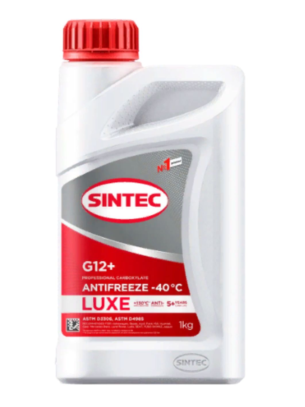 Антифриз SINTEC LUX G12+ 1кг красный
