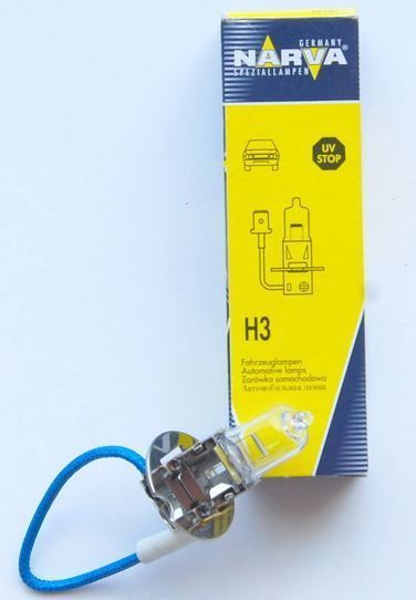 Автолампа галогеновая H3 12V-55 NARVA (48321) (1шт.)