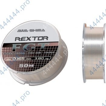 Леска REXTOR FGT 50m /прозрачный/ в асс.