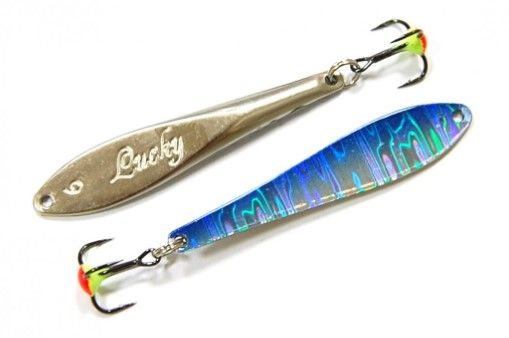 Блесна зимняя 3D  Lucky FLU08011RIH 80 мм. 11 гр.