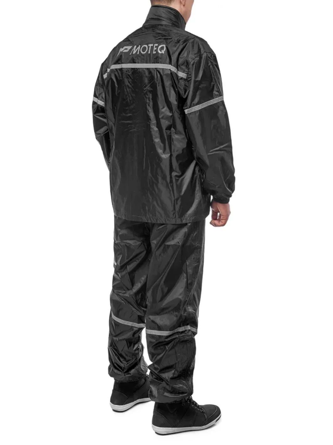 Дождевик MOTEQ WET DOG  раздельный куртка+брюки черный XS