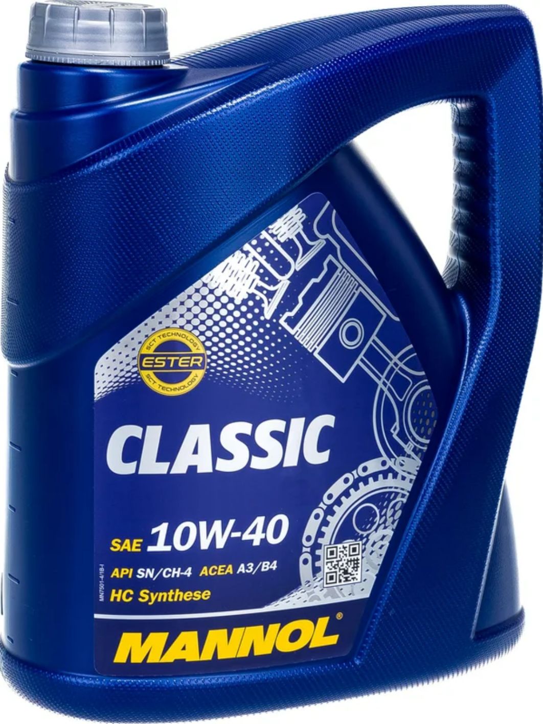 MANNOL Classic 10W40 7501 4л полусинтетическое моторное масло