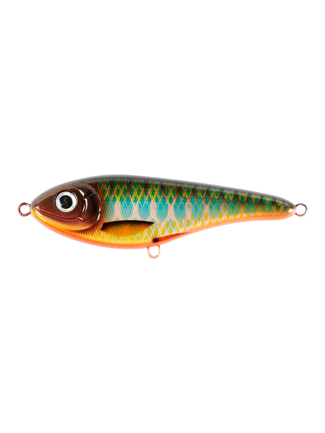 Воблер Джеркбейт Strike Pro Baby Buster,  100 мм,  25 гр,  Загл. 0, 3м.-2, 0м.,  Нейтральный,  цвет: CWC006  Green,  (EG-050#CWC006)
