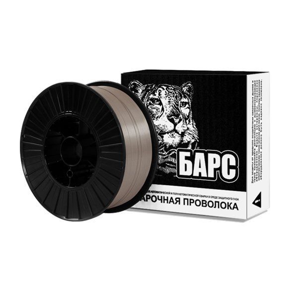 Проволока сварочная Ø0.8мм (15кг) для нержавеющей стали/304L/ Барс 10321 