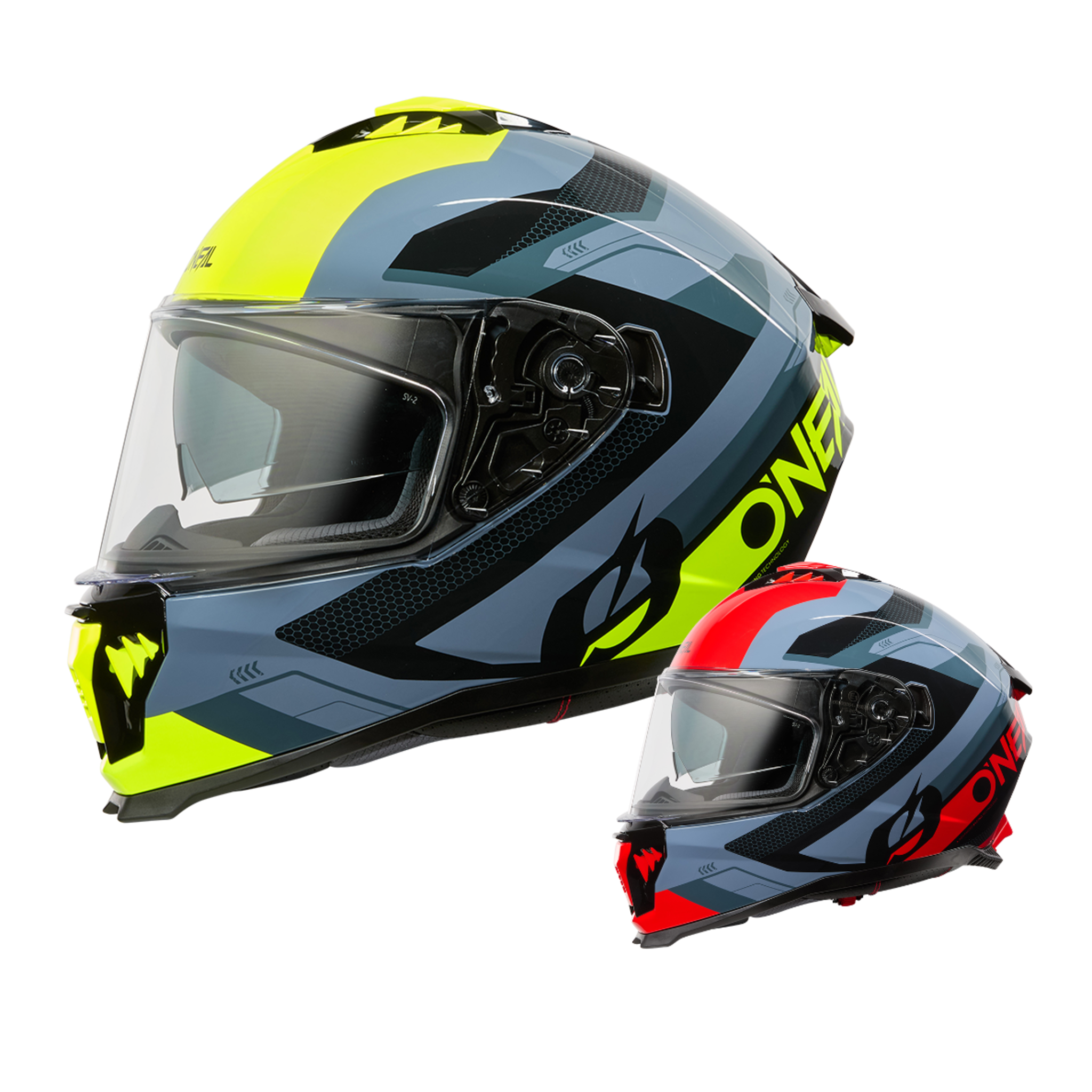 Шлем интеграл O’NEAL Challenger EXO V.25 красный/черный L