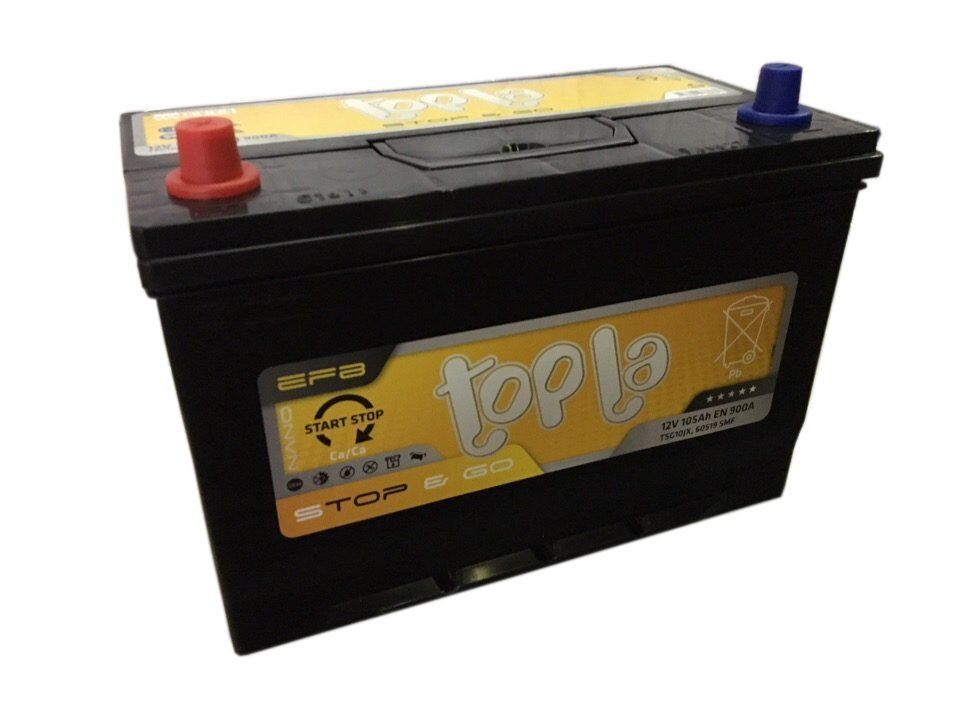105 TOPLA ASIA STOP&GO EFB Аккумулятор зал/зар