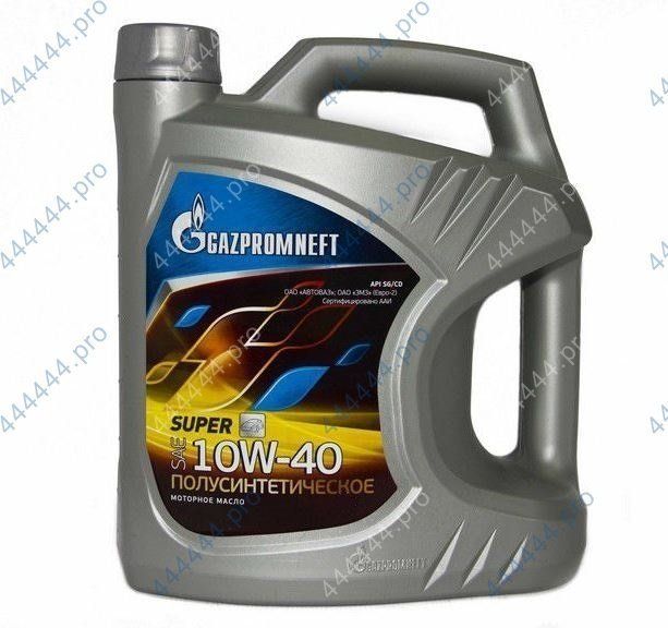 ГАЗПРОМНЕФТЬ 10w40 Супер SG/CD 5л полусинтетическое моторное масло