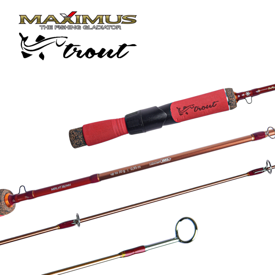 Удочка зимняя Maximus LONG HAND 382H ZANDER 0, 95м до 50гр
