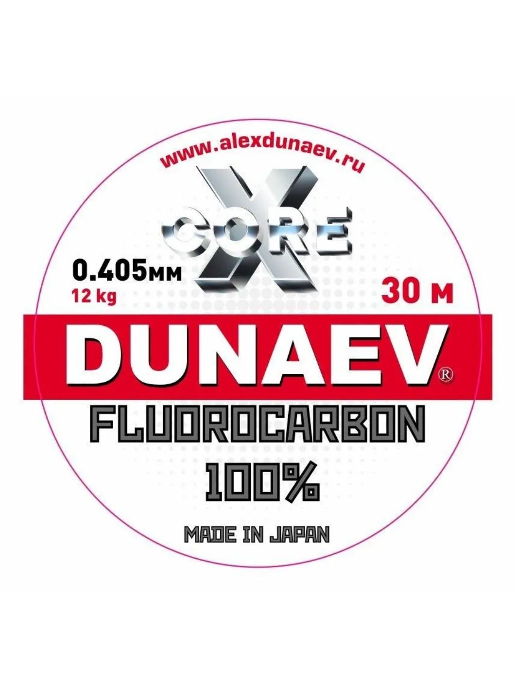 Леска Dunaev Fluorocarbon 0.405мм 30м 