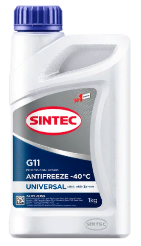 Антифриз SINTEC UNIVERSAL G11 1кг синий