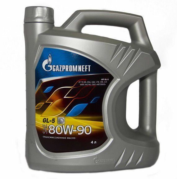 ГАЗПРОМНЕФТЬ 80W90 Супер Т-2 GL-5 4л минеральное трансмиссионное масло