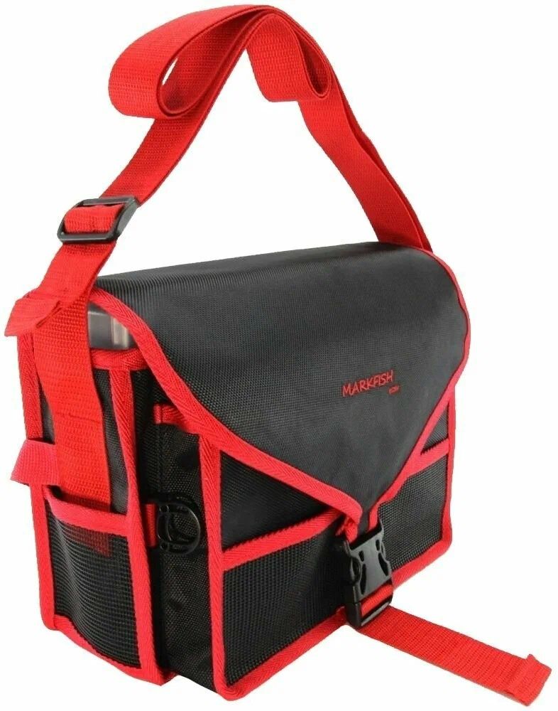 Сумка FisherBox C110 (в комплекте 3 кор. fisherbox: 250-2 шт,  216-1 шт.) цвет: черно-красный