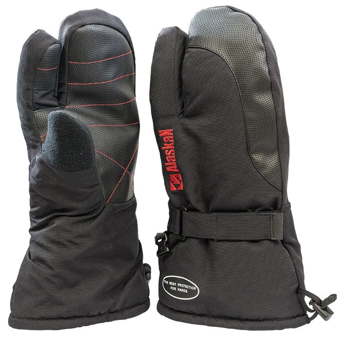 Варежки Alaskan Two Fingers M (AWGTFBM) черн. м
