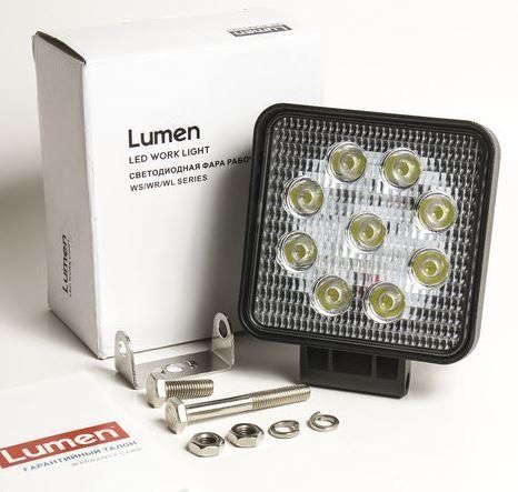 Фара LUMEN-27WS STE (Spot) (9*3W) (MLP-STE27WS1260S) (1шт.)