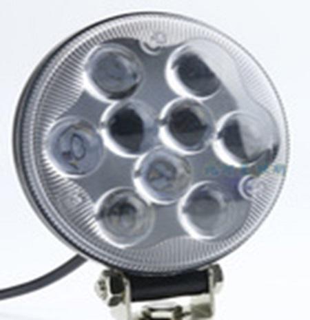 Фара рабочего света 4D круглая EPISTAR (10-30В) 27W 9*3W 110х54мм 907379