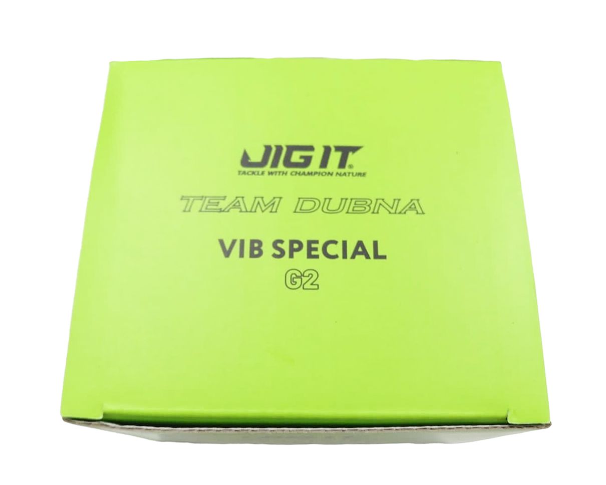 Катушка зимняя Jig It Team Dubna Vib Special G2 LIME,  left hand