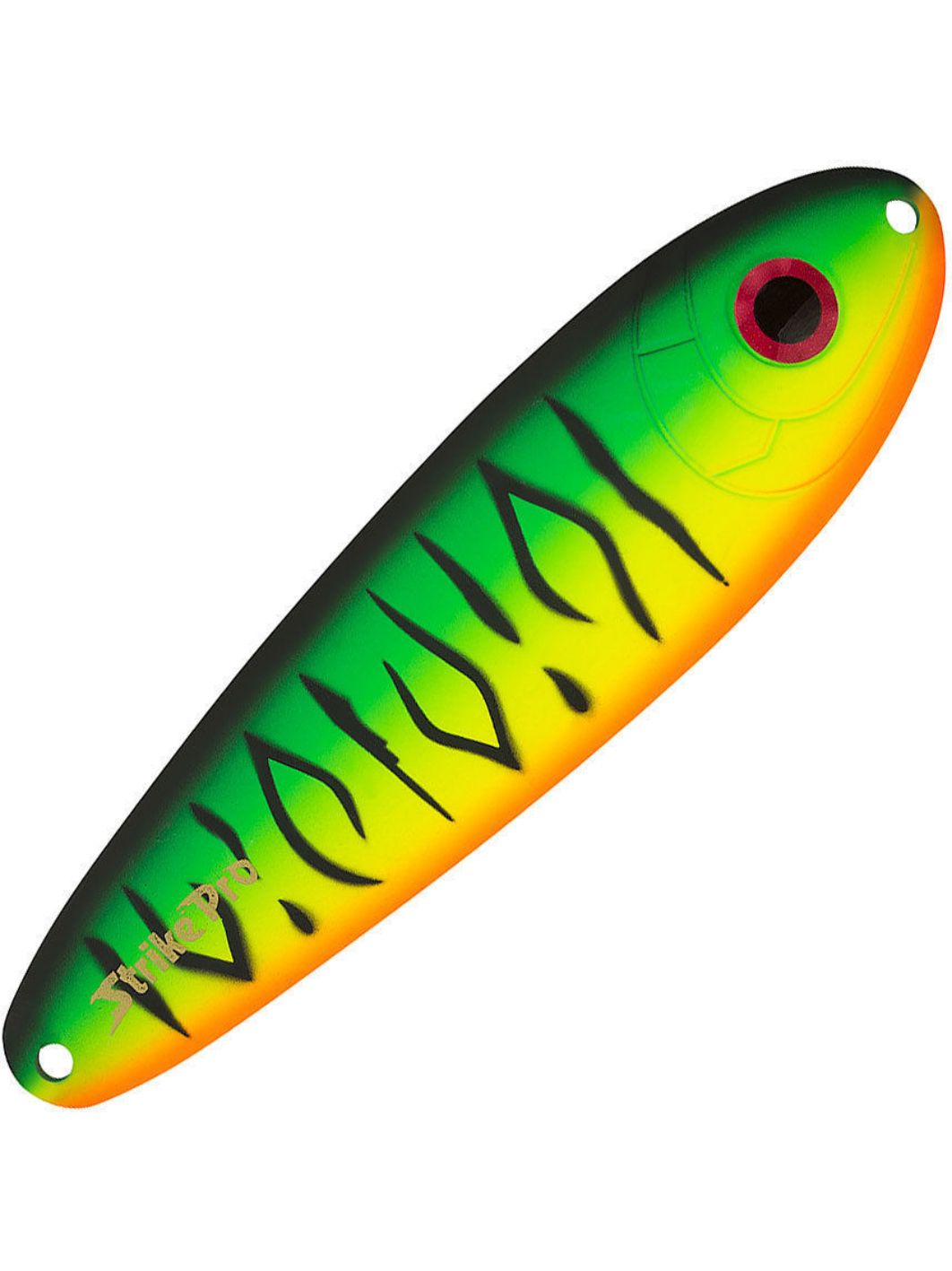 Блесна колеблющаяся Strike Pro BUSTER SPOON 140,  140 мм,  45 гр,  Тройник,  цвет: GC01S Mat Tiger,  (ST-017#GC01S/CP)