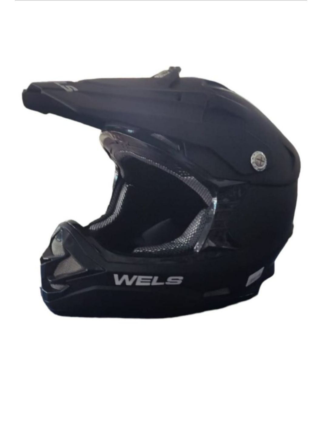 Шлем кроссовый WELS 819-5 черный матовый М