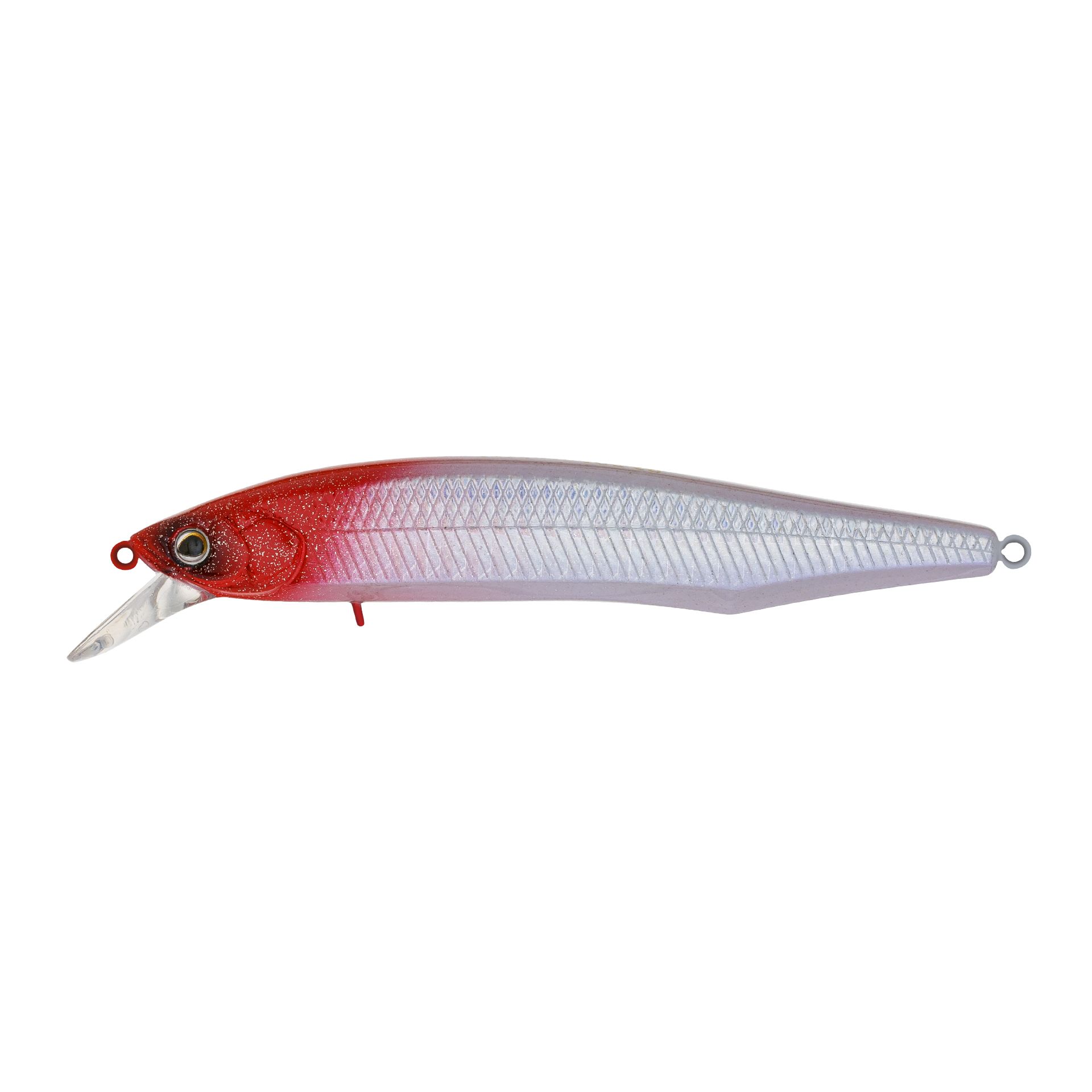 Воблер Минноу Strike Pro Intriger 105SP,  105 мм,  15 гр,  Нейтральный,  цвет: 022PPP-713 Redhead Silver,  (EG-194A-SP#022PPP-713)