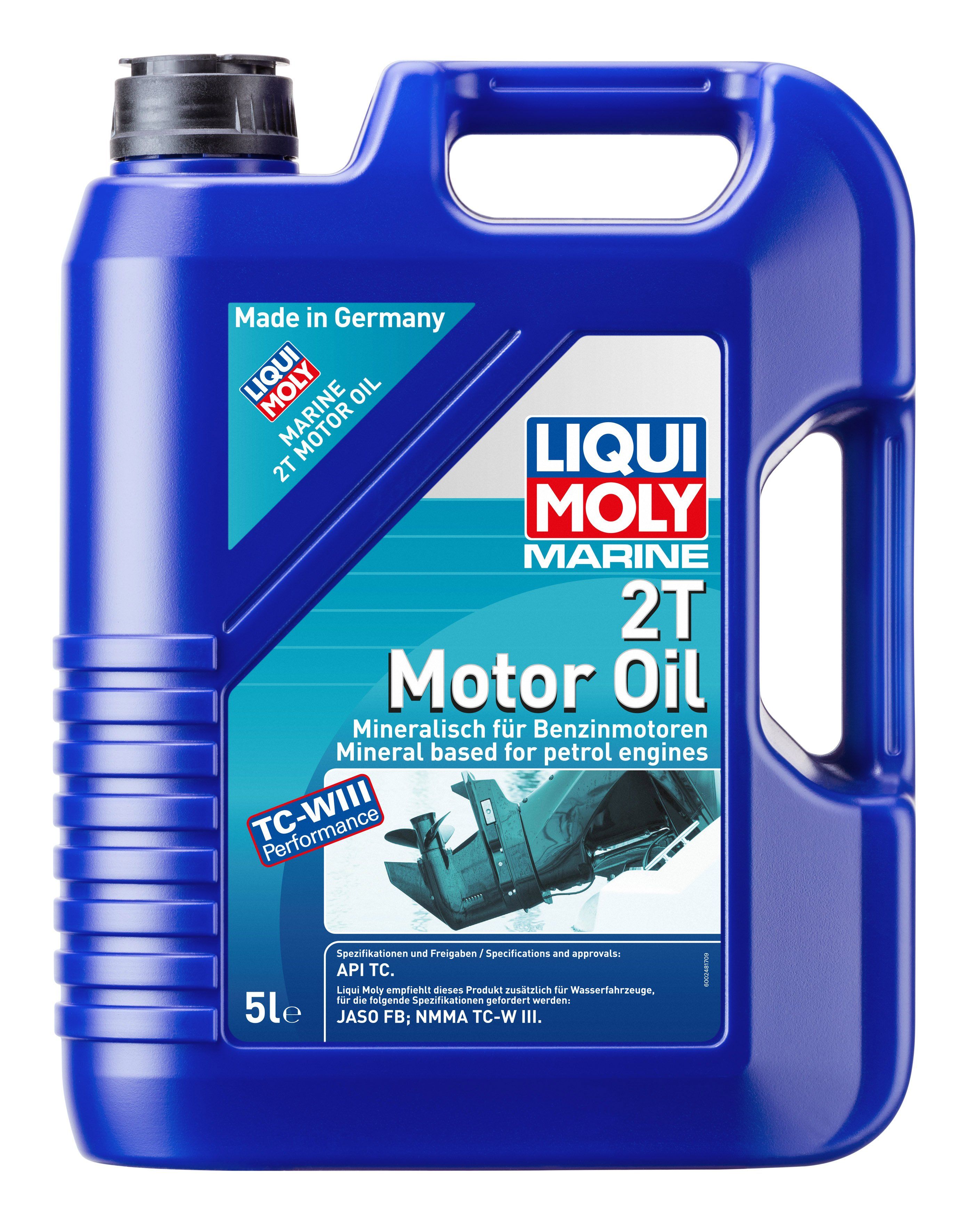 LIQUI MOLY 2-х тактное минеральное масло для лодочных моторов 5L 1234 /25020 /мотоотд./