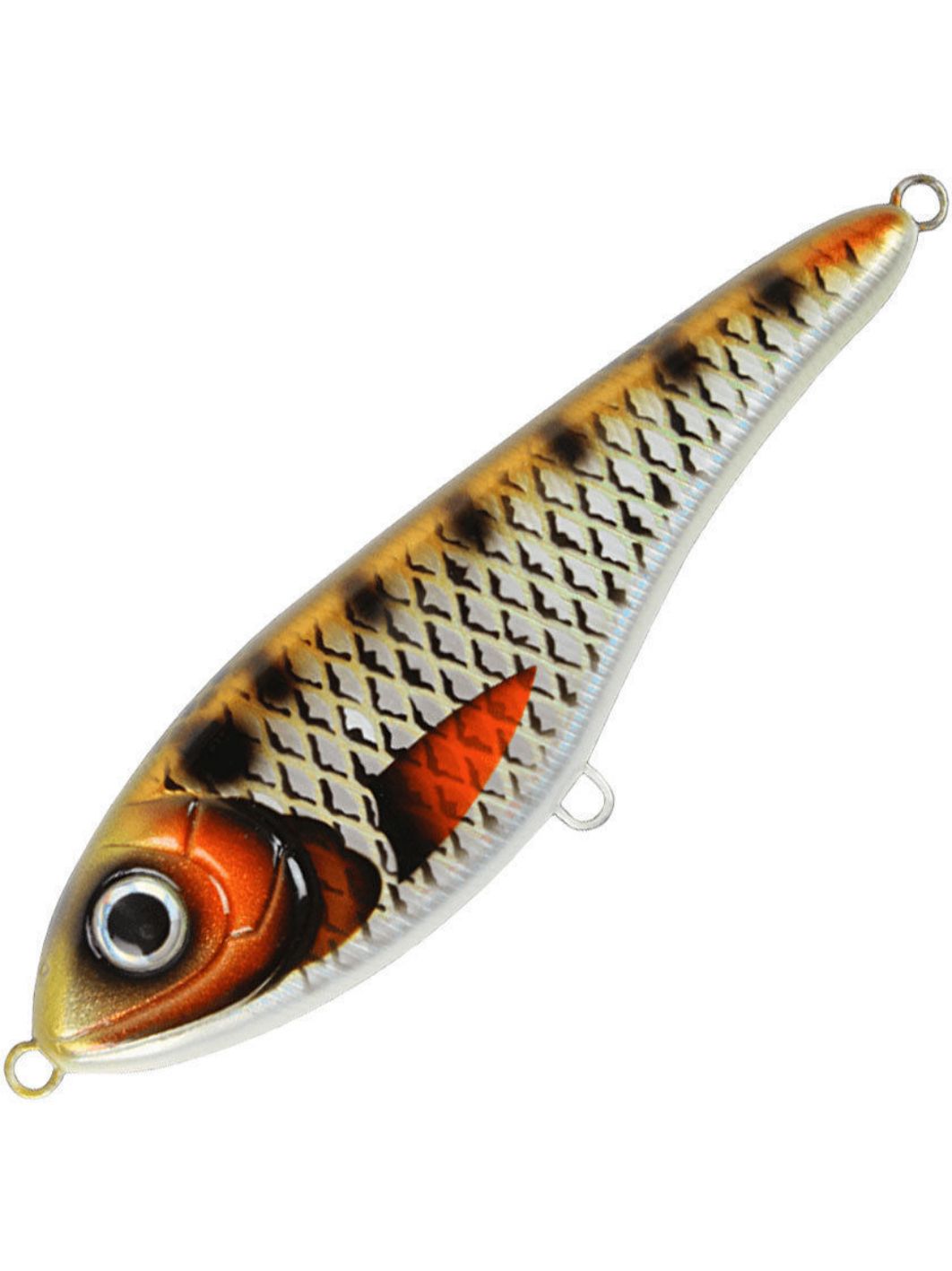 Воблер Джеркбейт Strike Pro Buster Jerk Sinking,  150 мм,  75 гр,  Загл. 0, 5м.-4, 0м.,  Тонущий,  цвет: CWC007 Golden Ridgeback,  CWC,  (EG-048#CWC007)