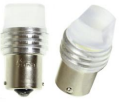Светодиод 12V P21W (S25) белый 3D матовый YADA (906076) (1шт.)