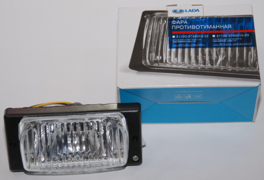 Фара противотуманная 2110 белая (H3) (201.3743010-01) Киржач (1шт.)