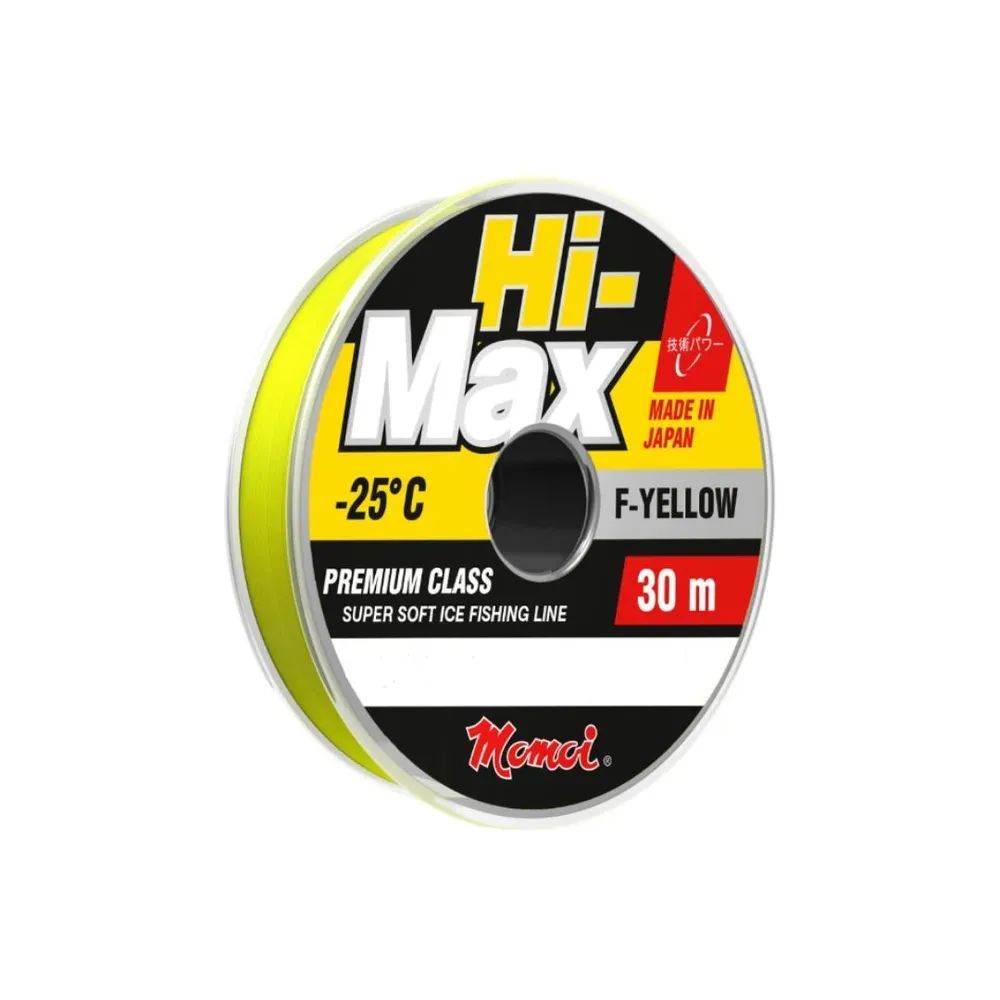 Леска зимняя Hi-Max F-Yellow 0, 14 мм, 2, 1 кг, 30 м (шт.)
