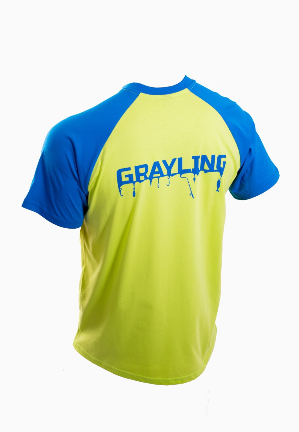 Футболка GRAYLING Rigging (хлопок,  синий/лайм) GRTS-12BLL (р-р XXL)