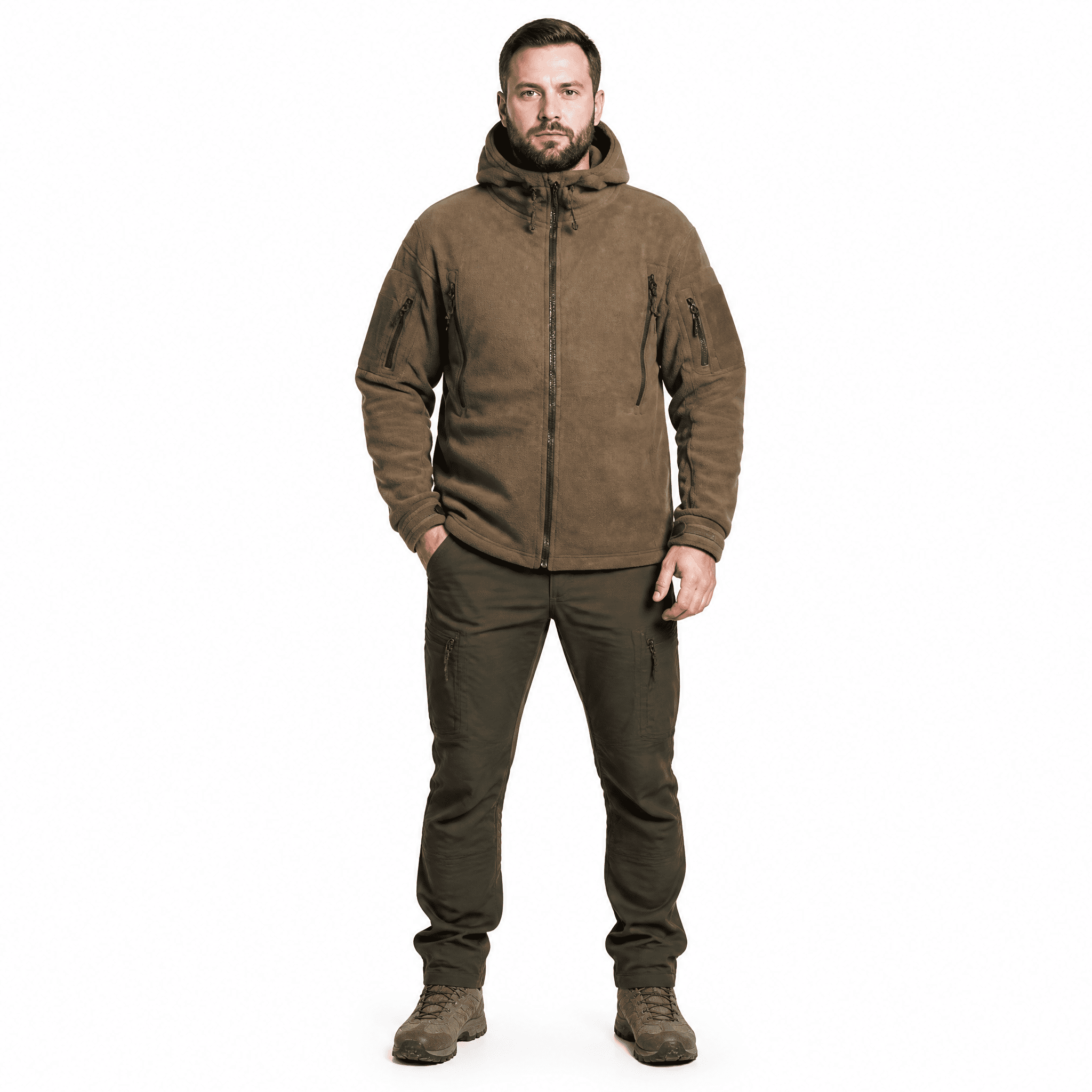 Куртка демисезонная Камелот цвет Коричневый ткань Polarfleece (Размер: 44-46,  Рост: 176) м