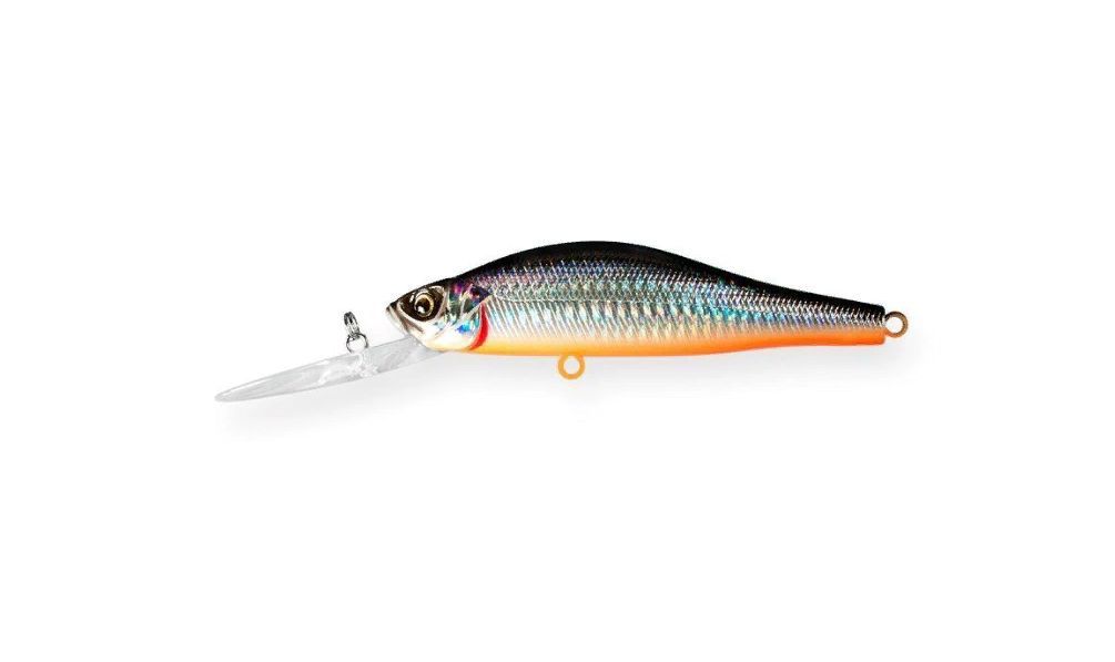 Воблер Минноу Strike Pro Archback Deep 80SP,  80 мм,  10, 8 гр,  Загл. 1, 5м.-4, 0м.,  Нейтральный,  цвет: A70-713 Black Silver OB,  (EG-125AL-SP#A70-713)