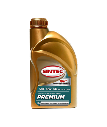 SINTEC PREMIUM 5W40 A3/B4 1L синтетическое моторное масло