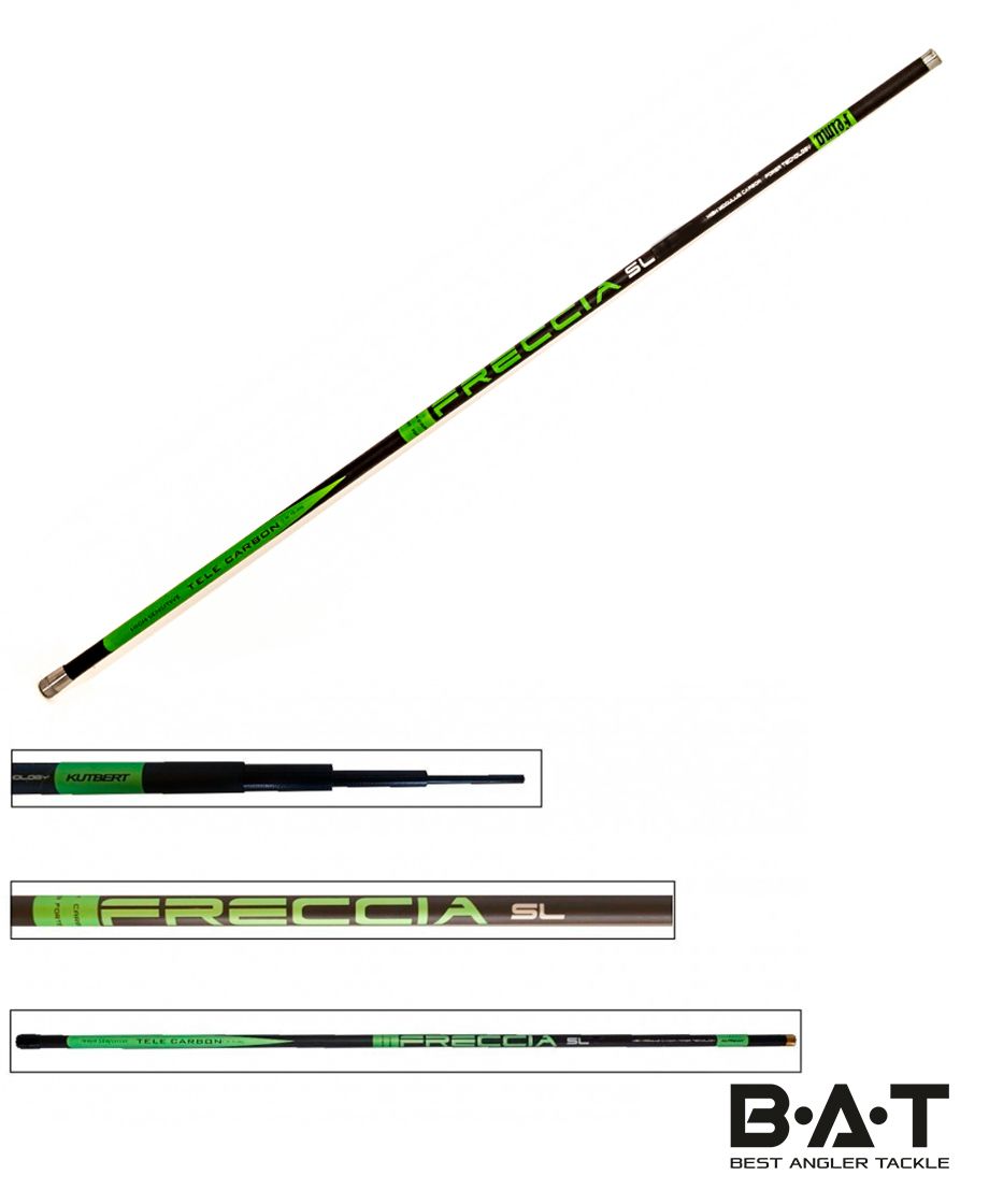 Удилище телескопическое KUTBERT Freccia SL500,  5, 0м,  б/к,  high carbon,  15-40г,  5 секций (9005) (25)